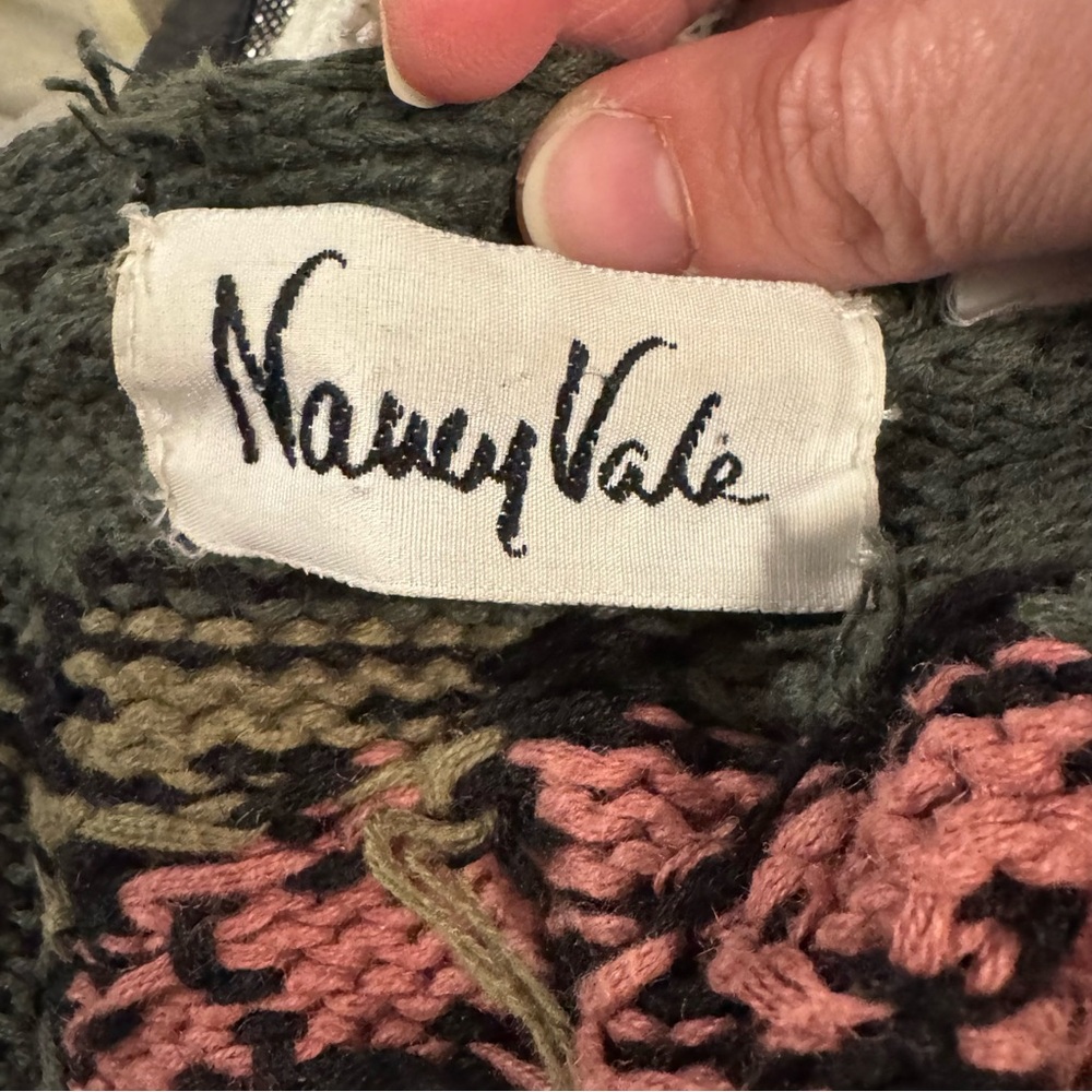 🌹 Vintage Nancy Vale Floral Knit Cardigan (Medium) 🌹 - Picture 11 of 12